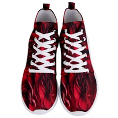 Followers,maroon,rose,roses Men s Lightweight High Top Sneakers by nateshop