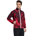 Followers,maroon,rose,roses Men s Bomber Jacket View2