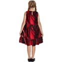 Followers,maroon,rose,roses Kids  Frill Swing Dress View4