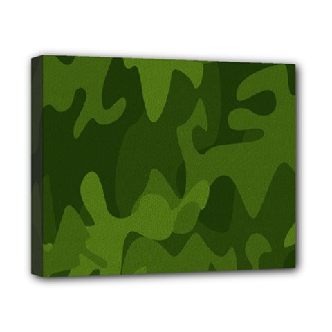 Green Camouflage, Camouflage Backgrounds, Green Fabric Canvas 10  X 8  (stretched)