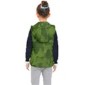 Green Camouflage, Camouflage Backgrounds, Green Fabric Kids  Hooded Puffer Vest View2