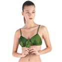 Green Camouflage, Camouflage Backgrounds, Green Fabric Tie Up Cut Bikini Top View1