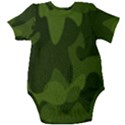 Green Camouflage, Camouflage Backgrounds, Green Fabric Baby Short Sleeve Bodysuit View2