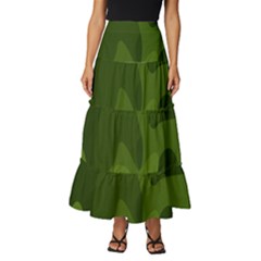 Green Camouflage, Camouflage Backgrounds, Green Fabric Tiered Ruffle Maxi Skirt by nateshop