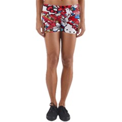 Hello-kitty-61 Yoga Shorts by nateshop