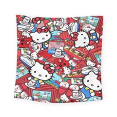 Hello-kitty-61 Square Tapestry (small) by nateshop