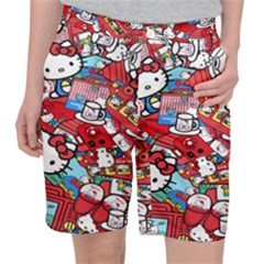 Hello-kitty-61 Women s Pocket Shorts by nateshop