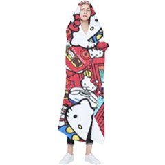 Hello-kitty-61 Wearable Blanket by nateshop