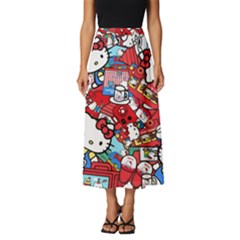 Hello-kitty-61 Classic Midi Chiffon Skirt