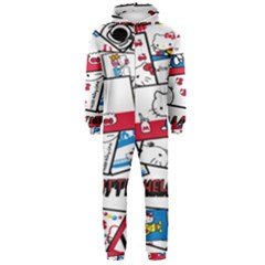 Hello-kitty-62 Hooded Jumpsuit (men) by nateshop