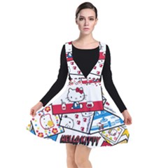 Hello-kitty-62 Plunge Pinafore Dress by nateshop