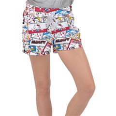 Hello-kitty-62 Women s Velour Lounge Shorts by nateshop