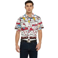 Hello-kitty-62 Men s Short Sleeve Pocket Shirt  by nateshop