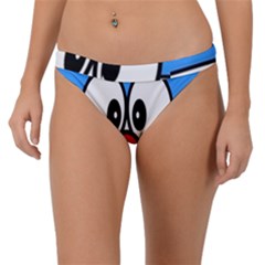 Doraemon Face, Anime, Blue, Cute, Japan Band Bikini Bottoms by nateshop