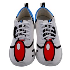 Doraemon Face, Anime, Blue, Cute, Japan Women Athletic Shoes by nateshop