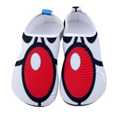 Doraemon Face, Anime, Blue, Cute, Japan Men s Sock-style Water Shoes by nateshop