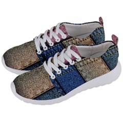 Jeans, Background, Color, Desenho, Shapes, Texture Men s Lightweight Sports Shoes by nateshop