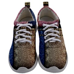 Jeans, Background, Color, Desenho, Shapes, Texture Mens Athletic Shoes by nateshop