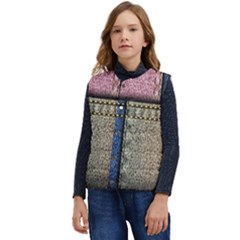 Jeans, Background, Color, Desenho, Shapes, Texture Kid s Button Up Puffer Vest	