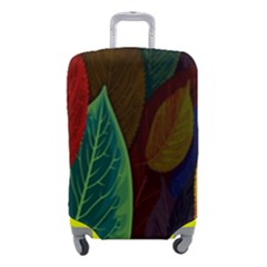 Leaves, Colorful, Desenho, Falling, Luggage Cover (small) by nateshop