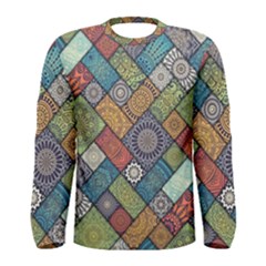 Mandala Pattern Abstract , Mandala, Pattern, Abstract Men s Long Sleeve T-shirt by nateshop