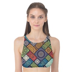 Mandala Pattern Abstract , Mandala, Pattern, Abstract Tank Bikini Top by nateshop