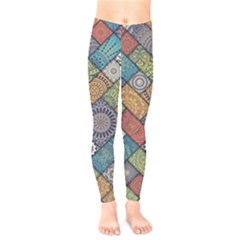 Mandala Pattern Abstract , Mandala, Pattern, Abstract Kids  Classic Winter Leggings by nateshop