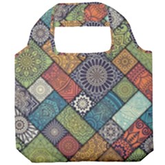 Mandala Pattern Abstract , Mandala, Pattern, Abstract Foldable Grocery Recycle Bag by nateshop