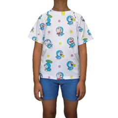 Doraemon Kids  Short Sleeve Swimwear by nateshop