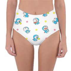 Doraemon Reversible High-waist Bikini Bottoms by nateshop