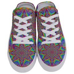 Mandala, Pattern, Abstraction, Colorful, Hd Phone Half Slippers by nateshop