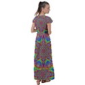 Mandala, Pattern, Abstraction, Colorful, Hd Phone Flutter Sleeve Maxi Dress View2