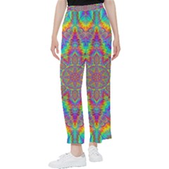 Mandala, Pattern, Abstraction, Colorful, Hd Phone Women s Pants  by nateshop