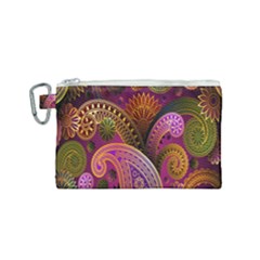 Paisley Pattern, Abstract Colorful, Texture Background, Hd Canvas Cosmetic Bag (small) by nateshop