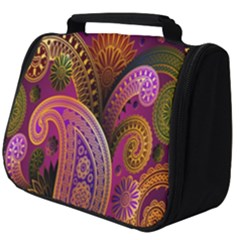 Paisley Pattern, Abstract Colorful, Texture Background, Hd Full Print Travel Pouch (big) by nateshop