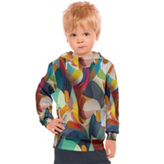 Pattern Calorful Kids  Hooded Pullover by nateshop