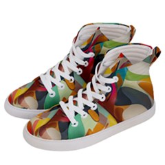 Pattern Calorful Men s Hi-top Skate Sneakers by nateshop