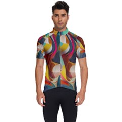 Pattern Calorful Men s Short Sleeve Cycling Jersey by nateshop