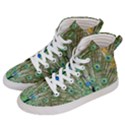 Peacock,army 1 Women s Hi-Top Skate Sneakers View2