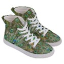 Peacock,army 1 Women s Hi-Top Skate Sneakers View3