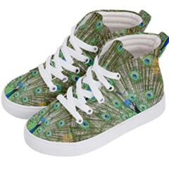 Peacock,army 1 Kids  Hi-top Skate Sneakers by nateshop