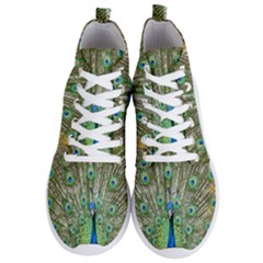 Peacock,army 1 Men s Lightweight High Top Sneakers by nateshop