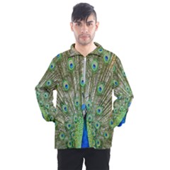 Peacock,army 1 Men s Half Zip Pullover by nateshop