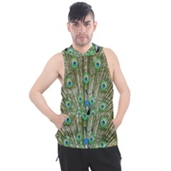 Peacock,army 1 Men s Sleeveless Hoodie by nateshop