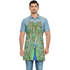 Peacock,army 1 Kitchen Apron by nateshop