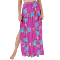 Winged Mutant Sketchy Cartoon Drawing Motif Pattern Maxi Chiffon Tie-up Sarong by dflcprintsclothing