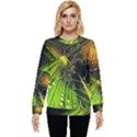 Machine Technology Circuit Electronic Computer Technics Detail Psychedelic Abstract Pattern Hidden Pocket Sweatshirt View1