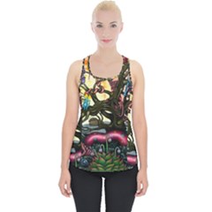 Psychedelic Funky Trippy Piece Up Tank Top by Sarkoni