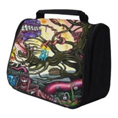 Psychedelic Funky Trippy Full Print Travel Pouch (small) by Sarkoni