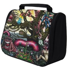 Psychedelic Funky Trippy Full Print Travel Pouch (big) by Sarkoni